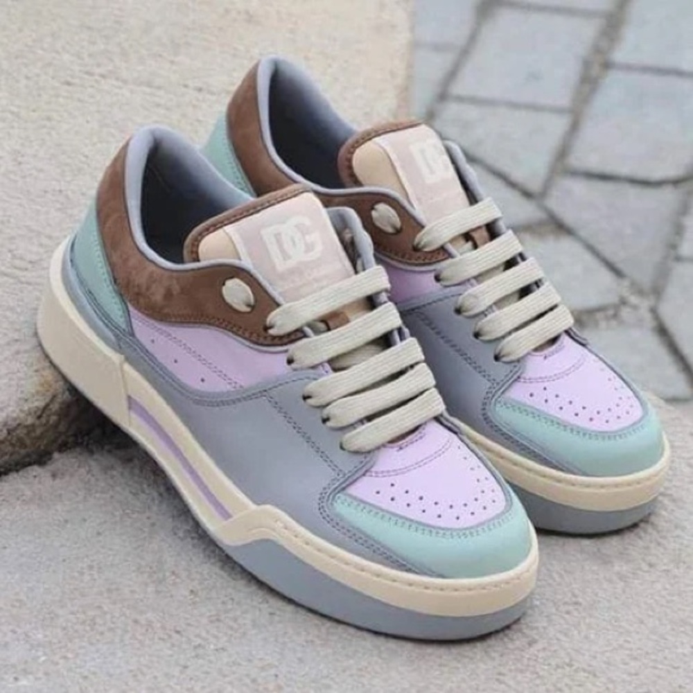 Dolce & Gabanna leather trainer sneakers